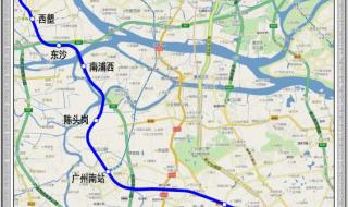 广州22号线地铁线路图 广州南站22号线在东门还是西门